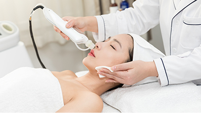 Beauty salon facial care